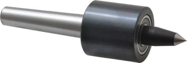 Riten - MT2 Taper Shank, 1-5/8" Head Diam 1,000 Lb Capacity Live Center - 2,500 Max RPM, 1-5/8" Head Length, 3/8" Point Diam, 1-1/4" Point Len, 300 Lb Max Workpc, Tracer Point - All Tool & Supply