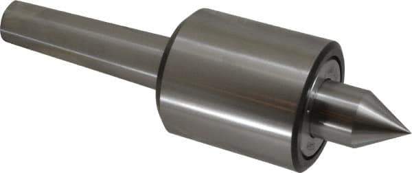 Riten - MT4 Taper Shank, 2-7/8" Head Diam 9,000 Lb Capacity Live Center - 5,500 Max RPM, 3-3/16" Head Length, 1-1/4" Point Diam, 2" Point Len, 2,200 Lb Max Workpc, Standard Point - All Tool & Supply