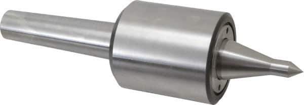 Riten - MT4 Taper Shank, 2-7/8" Head Diam 1,100 Lb Capacity Live Center - 5,500 Max RPM, 3-5/16" Head Length, 1/2" Point Diam, 2-1/2" Point Len, 1,100 Lb Max Workpc, 15/16" Tip Diam, Long Point - All Tool & Supply