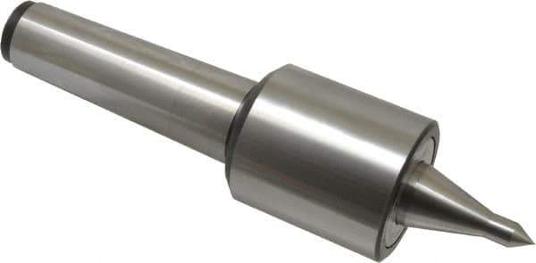 Riten - MT5 Taper Shank, 2-7/8" Head Diam 9,000 Lb Capacity Live Center - 5,500 Max RPM, 3-5/16" Head Length, 1/2" Point Diam, 2-1/2" Point Len, 1,100 Lb Max Workpc, 15/16" Tip Diam, Long Point - All Tool & Supply