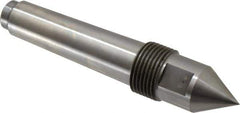 Riten - 1" Head Diam, Steel Standard Point Solid Dead Center - 3MT Morse Taper, 1" Point Diam, 1-5/8" Point Length - All Tool & Supply