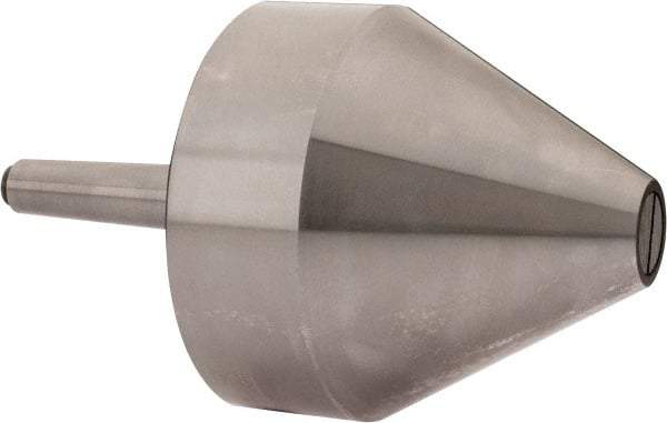 Riten - MT2 Taper Shank, 4" Head Diam 8,000 Lb Capacity Live Center - 4-9/32" Head Length, 1" Point Diam, 4.2813" Point Len, 2,000 Lb Max Workpc, Bull Nose Point - All Tool & Supply