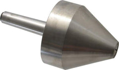 Riten - MT3 Taper Shank, 4" Head Diam 8,000 Lb Capacity Live Center - 4-9/32" Head Length, 1" Point Diam, 4.2813" Point Len, 3,800 Lb Max Workpc, Bull Nose Point - All Tool & Supply