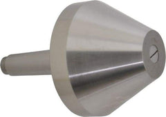 Riten - MT4 Taper Shank, 5" Head Diam 8,000 Lb Capacity Live Center - 3-13/16" Head Length, 2" Point Diam, 3-13/16" Point Len, 4,800 Lb Max Workpc, Bull Nose Point - All Tool & Supply