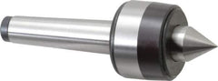 Bison - MT2 Taper Shank, 1.57" Head Diam 460 Lb Capacity Live Center - 5,000 Max RPM, 0.7" Point Diam, 0.87" Point Len, 460 Lb Max Workpc, 4.74" OAL, 0.87" Long Tip, Standard Point - All Tool & Supply