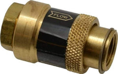 Coilhose Pneumatics - 3/8" Pipe, FNPT x FNPT, Brass Lockout Valve - 150 Max psi, Brass Sleeve - All Tool & Supply