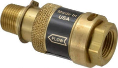 Coilhose Pneumatics - 3/8" Pipe, FNPT x MNPT, Brass Lockout Valve - 150 Max psi, Brass Sleeve - All Tool & Supply