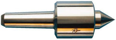 Riten - MT7 Taper Shank, 4-5/8" Head Diam 30,000 Lb Capacity Live Center - 3,000 Max RPM, 3-27/32" Head Length, 2" Point Diam, 2-1/4" Point Len, 14,000 Lb Max Workpc, Standard Point - All Tool & Supply