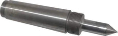 Riten - 7/8" Head Diam, Steel Long Point Solid Dead Center - 5MT Morse Taper, 7/8" Point Diam, 2-1/2" Point Length - All Tool & Supply