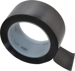 3M - Black Solid Color Vinyl Tape - 2" Wide x 5.2 mil Thick, General Traffic - All Tool & Supply