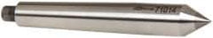 Riten - 0.475" Head Diam, Carbide-Tipped Steel Standard Point Half Dead Center - 1MT Morse Taper, 0.475" Point Diam, 3-5/16" OAL - All Tool & Supply