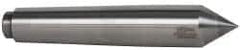 Riten - 0.938" Head Diam, Carbide-Tipped Steel Standard Point Half Dead Center - 3MT Morse Taper, 0.938" Point Diam, 5-1/4" OAL - All Tool & Supply