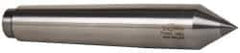 Riten - 1.231" Head Diam, Carbide-Tipped Steel Standard Point Half Dead Center - 4MT Morse Taper, 1.231" Point Diam, 6-3/4" OAL - All Tool & Supply