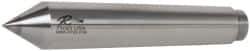 Riten - 1.231" Head Diam, Carbide-Tipped Steel Standard Point Solid Dead Center - 4MT Morse Taper, 1.231" Point Diam, 6-3/4" OAL - All Tool & Supply