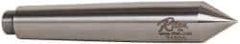 Riten - 0.7" Head Diam, Hardened Tool Steel Standard Point Solid Dead Center - 2MT Morse Taper, 0.7" Point Diam, 4-3/16" OAL - All Tool & Supply