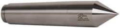 Riten - 1.748" Head Diam, Hardened Tool Steel Standard Point Solid Dead Center - 5MT Morse Taper, 1.748" Point Diam, 8-1/2" OAL - All Tool & Supply