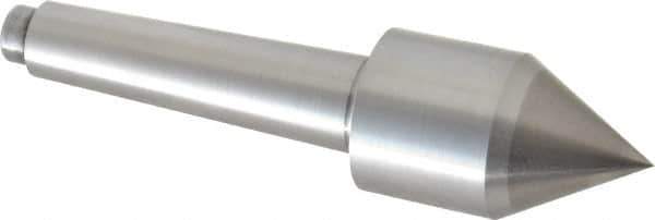 Riten - 1-1/4" Head Diam, Carbide-Tipped Steel Standard Point Solid Dead Center - 2MT Morse Taper, 1-1/4" Point Diam - All Tool & Supply