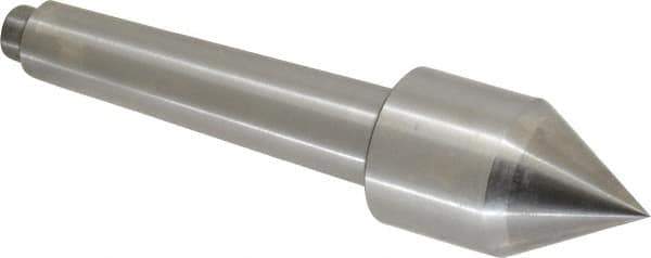 Riten - 1-1/4" Head Diam, Carbide-Tipped Steel Standard Point Solid Dead Center - Jarno 6 Taper, 1-1/4" Point Diam - All Tool & Supply