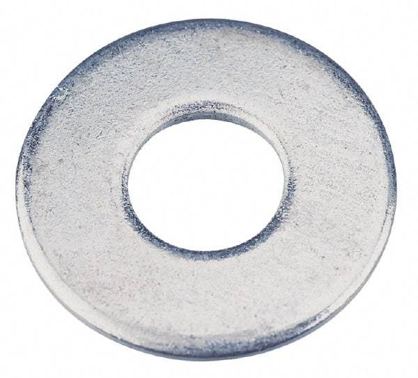 Value Collection - 5/16" Screw, Steel USS Flat Washer - 0.37" ID x 0.905" OD, 0.104" Thick, Zinc-Plated Finish - All Tool & Supply