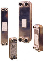 Bell & Gossett - Inch, Brazed Plate Heat Exchanger - Max psi, °F Max," Wide x" High x" Deep - All Tool & Supply