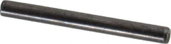 Holo-Krome - 3mm Diam x 30mm Pin Length Grade 8 Alloy Steel Standard Dowel Pin - Black Luster Finish, C 60 (Surface) & C 50-58 Hardness, 1 Beveled & 1 Rounded End - All Tool & Supply