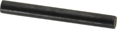 Holo-Krome - 4mm Diam x 35mm Pin Length Grade 8 Alloy Steel Standard Dowel Pin - Black Luster Finish, C 60 (Surface) & C 50-58 Hardness, 1 Beveled & 1 Rounded End - All Tool & Supply