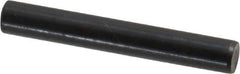 Holo-Krome - 5mm Diam x 35mm Pin Length Grade 8 Alloy Steel Standard Dowel Pin - Black Luster Finish, C 60 (Surface) & C 50-58 Hardness, 1 Beveled & 1 Rounded End - All Tool & Supply