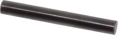 Holo-Krome - 5mm Diam x 40mm Pin Length Grade 8 Alloy Steel Standard Dowel Pin - Black Luster Finish, C 60 (Surface) & C 50-58 Hardness, 1 Beveled & 1 Rounded End - All Tool & Supply