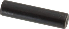 Holo-Krome - 6mm Diam x 25mm Pin Length Grade 8 Alloy Steel Standard Dowel Pin - Black Luster Finish, C 60 (Surface) & C 50-58 Hardness, 1 Beveled & 1 Rounded End - All Tool & Supply