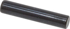 Holo-Krome - 6mm Diam x 30mm Pin Length Grade 8 Alloy Steel Standard Dowel Pin - Black Luster Finish, C 60 (Surface) & C 50-58 Hardness, 1 Beveled & 1 Rounded End - All Tool & Supply