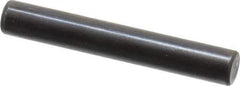 Holo-Krome - 6mm Diam x 40mm Pin Length Grade 8 Alloy Steel Standard Dowel Pin - Black Luster Finish, C 60 (Surface) & C 50-58 Hardness, 1 Beveled & 1 Rounded End - All Tool & Supply