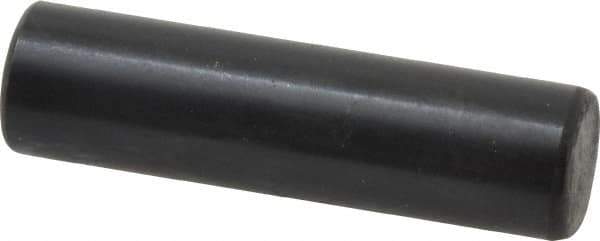 Holo-Krome - 8mm Diam x 30mm Pin Length Grade 8 Alloy Steel Standard Dowel Pin - Black Luster Finish, C 60 (Surface) & C 50-58 Hardness, 1 Beveled & 1 Rounded End - All Tool & Supply