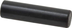 Holo-Krome - 8mm Diam x 30mm Pin Length Grade 8 Alloy Steel Standard Dowel Pin - Black Luster Finish, C 60 (Surface) & C 50-58 Hardness, 1 Beveled & 1 Rounded End - All Tool & Supply