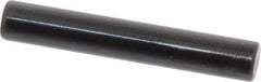 Holo-Krome - 8mm Diam x 50mm Pin Length Grade 8 Alloy Steel Standard Dowel Pin - Black Luster Finish, C 60 (Surface) & C 50-58 Hardness, 1 Beveled & 1 Rounded End - All Tool & Supply