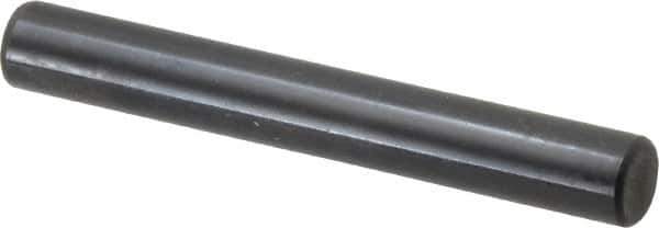 Holo-Krome - 8mm Diam x 60mm Pin Length Grade 8 Alloy Steel Standard Dowel Pin - Black Luster Finish, C 60 (Surface) & C 50-58 Hardness, 1 Beveled & 1 Rounded End - All Tool & Supply