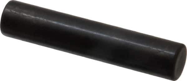 Holo-Krome - 10mm Diam x 50mm Pin Length Grade 8 Alloy Steel Standard Dowel Pin - Black Luster Finish, C 60 (Surface) & C 50-58 Hardness, 1 Beveled & 1 Rounded End - All Tool & Supply