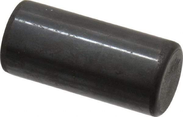 Holo-Krome - 16mm Diam x 35mm Pin Length Grade 8 Alloy Steel Standard Dowel Pin - Black Luster Finish, C 60 (Surface) & C 50-58 Hardness, 1 Beveled & 1 Rounded End - All Tool & Supply