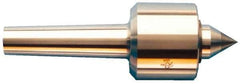 Riten - MT3 Taper Shank, 2-1/8" Head Diam 3,400 Lb Capacity Live Center - 6,000 Max RPM, 2" Head Length, 1" Point Diam, 1-3/8" Point Len, 1,100 Lb Max Workpc, Standard Point - All Tool & Supply