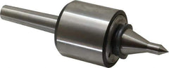 Riten - MT2 Taper Shank, 2-1/8" Head Diam 2,600 Lb Capacity Live Center - 6,000 Max RPM, 2" Head Length, 3/8" Point Diam, 2" Point Len, 310 Lb Max Workpc, 2" Tip Diam, Long Point - All Tool & Supply