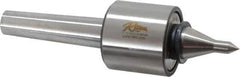 Riten - MT3 Taper Shank, 2-1/8" Head Diam 3,400 Lb Capacity Live Center - 6,000 Max RPM, 2" Head Length, 3/8" Point Diam, 2" Point Len, 310 Lb Max Workpc, 2" Tip Diam, Long Point - All Tool & Supply