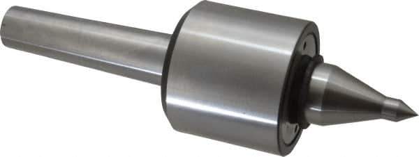 Riten - MT4 Taper Shank, 3-1/16" Head Diam 4,500 Lb Capacity Live Center - 5,000 Max RPM, 2-25/32" Head Length, 1/2" Point Diam, 2-5/8" Point Len, 1,100 Lb Max Workpc, 3/4" Long Tip, 3/4" Tip Diam, Long Point - All Tool & Supply