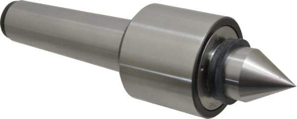 Riten - MT5 Taper Shank, 3-1/8" Head Diam 6,800 Lb Capacity Live Center - 4,000 Max RPM, 2-7/16" Head Length, 1-9/16" Point Diam, 2-3/8" Point Len, 2,900 Lb Max Workpc, Standard Point - All Tool & Supply