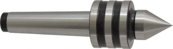 Interstate - MT3 Taper Shank, 1-47/64" Head Diam 858 Lb Capacity Live Center - 1-11/32" Head Length, 1-1/16" Point Diam, 1.4531" Point Len, 650 Lb Max Workpc, 6-1/4" OAL, Standard Point - All Tool & Supply