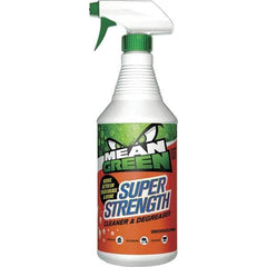 Mean Green - 32 oz Spray Bottle Cleaner/Degreaser - Liquid, Biodegradable, Low Odor - All Tool & Supply