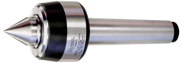 Royal Products - MT6 Taper Shank, 4" Head Diam 10,080 Lb Capacity Live Center - 3,500 Max RPM, 3.15" Head Length, 2" Point Diam, 2.31" Point Len, 4,080 Lb Max Workpc, 13-7/32" OAL, Standard Point - All Tool & Supply