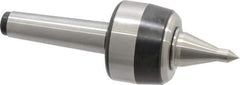 Royal Products - MT3 Taper Shank, 2.33" Head Diam 4,640 Lb Capacity Live Center - 5,000 Max RPM, 1-3/4" Head Length, 1" Point Diam, 1.86" Point Len, 740 Lb Max Workpc, 7-1/16" OAL, 3/8" Tip Diam, Long Point - All Tool & Supply