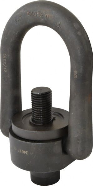 American Drill Bushing - 15,000 Lbs. Load Capacity, 6.75 Inch Wide x 9.22 Inch High x 3.74 Inch Opening, Extra Duty Center Pull Hoist Ring - Exact Industrial Supply