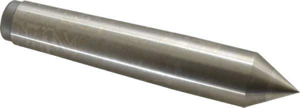 Royal Products - 1.231" Head Diam, High Speed Steel Standard Point Solid Dead Center - 4MT Morse Taper, 1.231" Point Diam, 6-3/4" OAL - All Tool & Supply