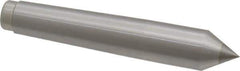 Royal Products - 0.7" Head Diam, Carbide-Tipped Steel Standard Point Solid Dead Center - 2MT Morse Taper, 0.7" Point Diam, 4-3/16" OAL - All Tool & Supply