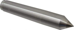 Royal Products - 0.938" Head Diam, Carbide-Tipped Steel Standard Point Solid Dead Center - 3MT Morse Taper, 0.938" Point Diam, 5-1/4" OAL - All Tool & Supply